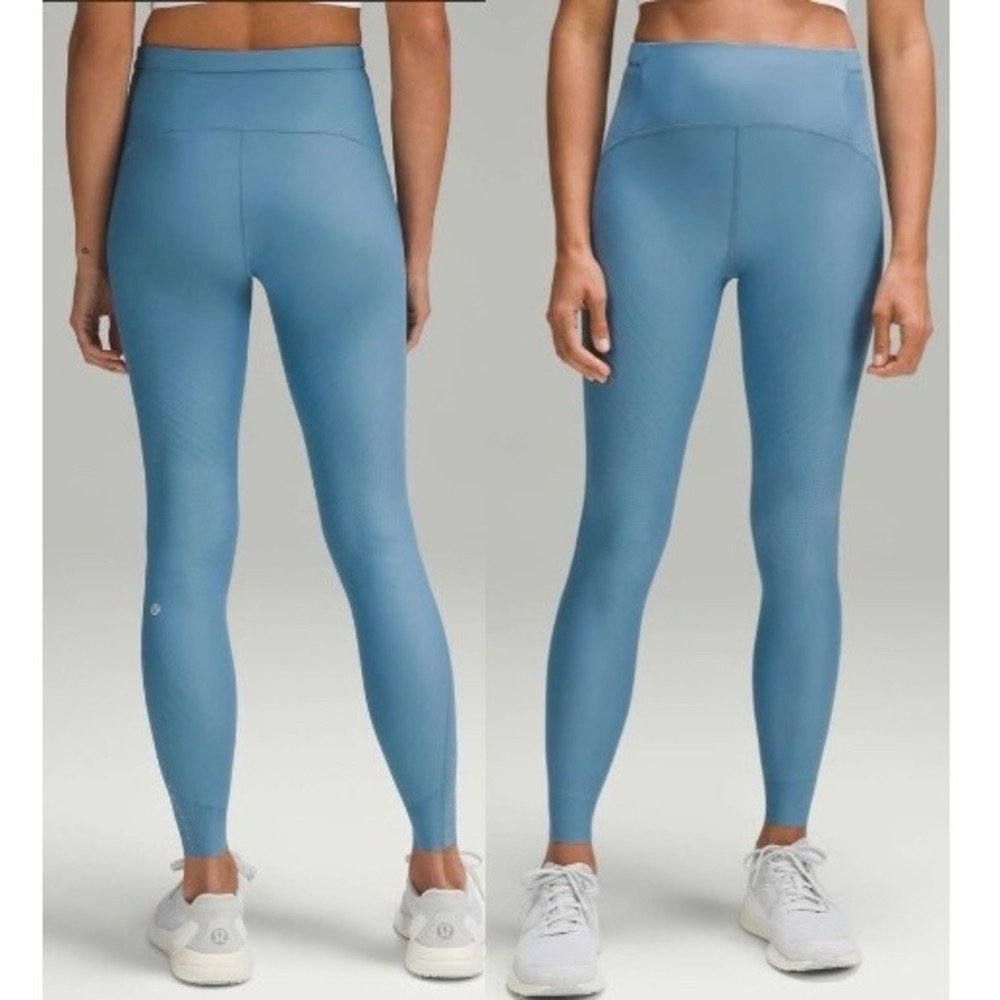 Lululemon SenseKnit High-Rise Running Tight Utility Blue Women Size 4
